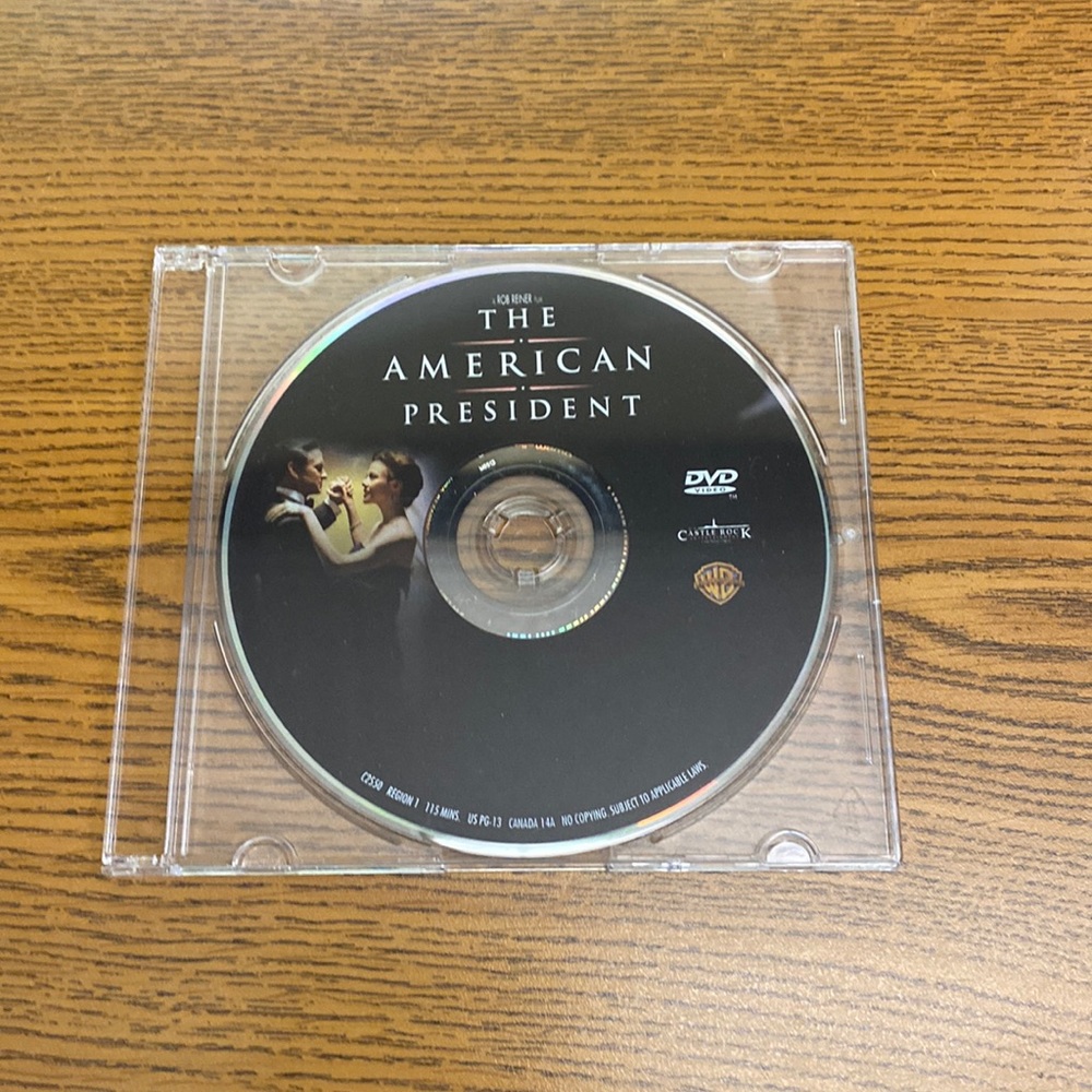 🇺🇸EUC DVD The American President. No original case. 🇺🇸